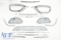 Kit carrozzeria di conversione per Mercedes S W223 Limousine 20+ Paraurti M-Design-image-6091739