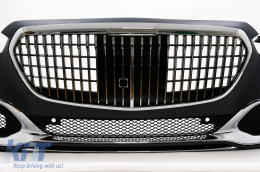 Kit carrozzeria di conversione per Mercedes S W223 Limousine 20+ Paraurti M-Look nero-image-6097653