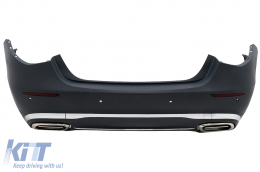 Kit carrozzeria di conversione per Mercedes S W223 Limousine 20+ Paraurti M-Look nero-image-6097658