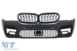 Kit carrozzeria Paraurti per BMW Serie 5 G30 17-19 Luci Griglia M5 LCI Design 2020-image-6098435