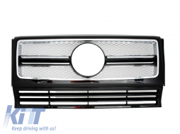 Kit carrozzeria paraurti per Mercedes Classe G W463 89-18 griglia spoiler BullBar-image-6067208