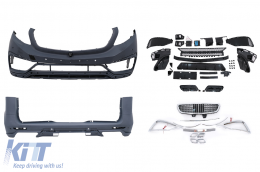 Kit Carrozzeria Paraurti per Mercedes Classe V W447 2014-03.2019 Luxury Design Griglia-image-6102101