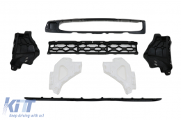 Kit carrozzeria per Audi Q8 SUV 2018+ RS Design Paraurti Griglia Consigli di scarico-image-6095561