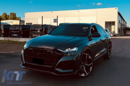 Kit carrozzeria per Audi Q8 SUV 2018+ RS Design Paraurti Griglia Consigli di scarico-image-6106202