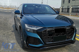 Kit carrozzeria per Audi Q8 SUV 2018+ RS Design Paraurti Griglia Consigli di scarico-image-6107109