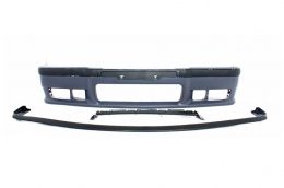 Kit carrozzeria per BMW 3 E36 92-97 Fendinebbia cromati Spoiler paraurti posteriore M3 Look-image-6019323