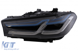 Kit carrozzeria per BMW 5 G30 17-19 M-Tech Look Conversione a G30 LCI 2020 Look-image-6097086