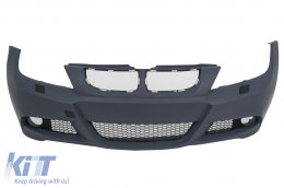 Kit carrozzeria per BMW Serie 3 E90 05-08 Paraurti Minigonne laterali M-Technik Design-image-6028717