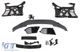 Kit carrozzeria per BMW Serie 3 F30 Conversione G80 M Loom 2021+ Paraurti Fari-image-6105008