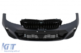 Kit carrozzeria per BMW Serie 3 G20 18-22 Upgrade al LCI Design Paraurti Fari-image-6108763