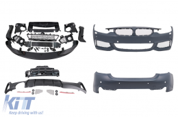 Kit carrozzeria per BMW Serie 4 F36 Gran Coupé 2013-2019 Minigonne laterali Paraurti-image-6101847