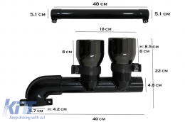 Kit carrozzeria per BMW Serie 4 G22 Coupe G23 Cabrio 2020+ Parafanghi Paraurti M4 Design-image-6097897