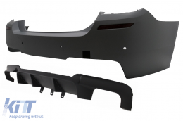 Kit carrozzeria per BMW Serie 5 F10 2011-2014 M-Technik Design Paraurti Minigonne laterali PDC-image-6098410