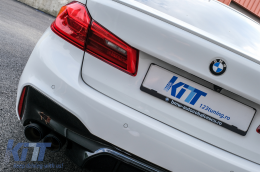 Kit carrozzeria per BMW Serie 5 G30 17-19 M5 Design Paraurti Minigonne Diffusore-image-6072583