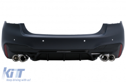 Kit carrozzeria per BMW Serie 5 G30 2017-2019 M5 Look Paraurti Scarico Consigli Minigonne Laterali-image-6095351