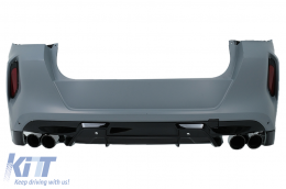 Kit Carrozzeria per BMW X6 G06 (2019-03.2023) & LCI (2024-) X6M Design Paraurti Passaruota Terminali Scarico-image-6108034