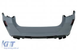 Kit Carrozzeria per BMW X6 G06 (2019-03.2023) & LCI (2024-) X6M Design Paraurti Passaruota Terminali Scarico-image-6108036