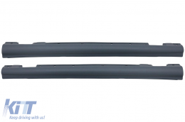 Kit carrozzeria per Mercedes C W204 2007-2015 Facelift C63 Design Paraurti Minigonne laterali-image-5994067