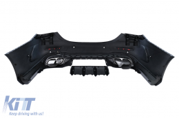 Kit Carrozzeria per Mercedes C W205 Conversione W206 C63 Design Paraurti Fari Cappuccio-image-6106238