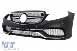 Kit Carrozzeria per Mercedes Classe E W212 09-12 Conversione in Facelift E63 Look Paraurti-image-6104373