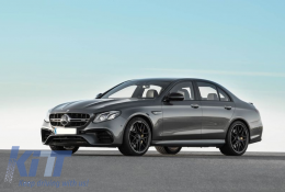 Kit carrozzeria per Mercedes Classe E W213 16-2019 E63 Design Paraurti Scarico Crom-image-6021264