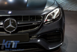 Kit carrozzeria per Mercedes Classe E W213 16-2019 E63 Design Paraurti Scarico Crom-image-6021269