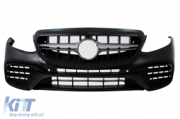 Kit carrozzeria per Mercedes Classe E W213 2016-2019 Paraurti Griglia Scarico Diffusore-image-6109208