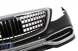 Kit carrozzeria per Mercedes Classe S W221 05-13 Conversione al design W222 del 2018 Paraurti-image-6103334