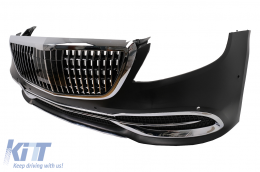 Kit carrozzeria per Mercedes Classe S W221 05-13 Conversione al design W222 del 2018 Paraurti-image-6103337