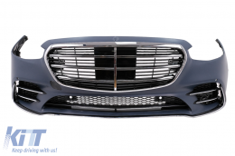 Kit carrozzeria per Mercedes Classe S W221 05-13 Conversione al W223 S450 Design Paraurti-image-6107367