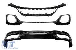 Kit carrozzeria per Mercedes Classe S W222 Facelift 13-08.20 Paraurti Scarico S63 Look-image-6096414