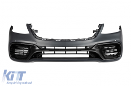 Kit carrozzeria per Mercedes Classe S W222 Facelift 13-08.20 Paraurti Scarico S63 Look-image-6096419