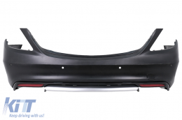 Kit carrozzeria per Mercedes Classe S W222 2013-06.2017 S63 Design Paraurti Griglia inferiore Spoiler-image-6102434