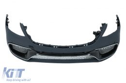 Kit carrozzeria per Mercedes Classe S W222 Facelift 13-08.20 Paraurti Scarico S63 Look-image-6108284