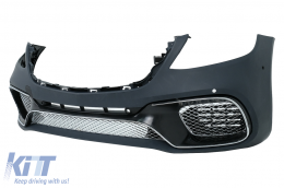 Kit carrozzeria per Mercedes Classe S W222 Facelift 13-08.20 Paraurti Scarico S63 Look-image-6108285