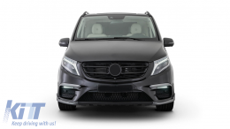 Kit carrozzeria per Mercedes Classe V W447 2014-03.2019 Paraurti Griglie Laterali PDC-image-6083900