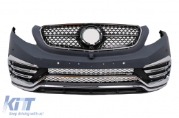 Kit carrozzeria per Mercedes Classe V W447 2014-03.2019 Paraurti Griglie PDC Diffusore-image-6102068