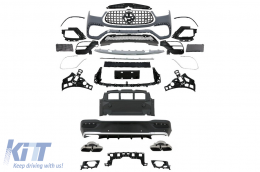 Kit carrozzeria per Mercedes GLE C167 Coupe Sport Line 2019+ GLE 63S Design Paraurti-image-6091471