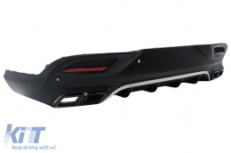 Kit carrozzeria per Mercedes GLE Coupe C292 15-19 Paraurti Marmitta Punte Diffusore-image-6096403