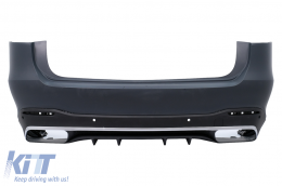 Kit carrozzeria per Mercedes GLS SUV X167 19-24 Paraurti Passaruota Punte per silenziatore di scarico-image-6103407