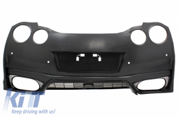 Kit carrozzeria per Nissan GT-R 08-17 Facelift 17 Look Bumper Grille Hood Fari-image-6044781