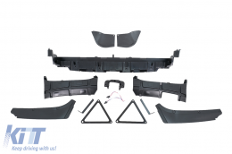 Kit carrozzeria per SUV Defender L663 2019+ Paraurti Cappuccio Griglia Parafanghi Suggerimenti per lo scarico-image-6103085