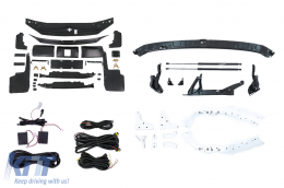 Kit carrozzeria per Toyota Land Cruiser FJ200 Retrofit 2008-2015 2022 Look Paraurti Cofano-image-6107748