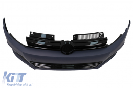 Kit carrozzeria per VW Golf 6 08-13 Hatchback R20 Look Griglia Minigonne laterali DRL LED Paraurti-image-6106384