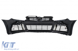 Kit carrozzeria per VW Golf 6 08-13 Hatchback R20 Look Griglia Minigonne laterali DRL LED Paraurti-image-6106388