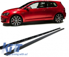 Kit carrozzeria per VW Golf 7 VII 13-16 Griglie paraurti Minigonne GTI Look-image-5995370