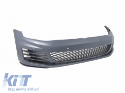 Kit carrozzeria per VW Golf 7 VII 13-16 Griglie paraurti Minigonne GTI Look-image-5995372