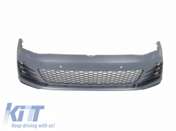 Kit carrozzeria per VW Golf 7 VII 13-16 Griglie paraurti Minigonne GTI Look-image-5995373