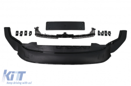 Kit Carrozzeria per VW Golf 7 VII 2013-2017 7.5 R Design Griglia Paraurti Minigonne laterali-image-6106448