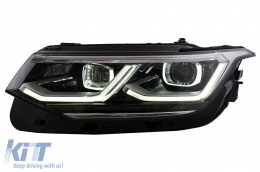 Kit carrozzeria per VW Tiguan 2 AD BW 16-19 Conversione 2021 R Look Griglia Passaruota-image-6106706